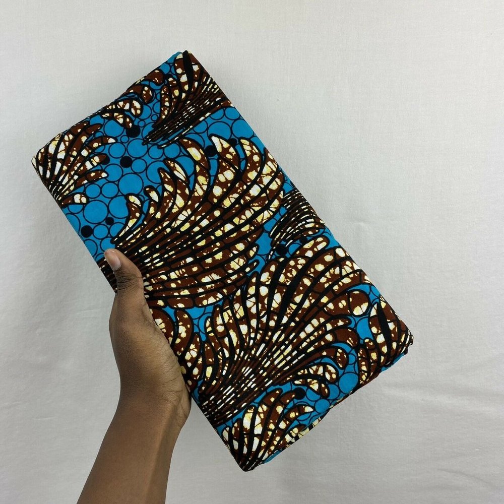 100% cotton african ankara fabric per yard.